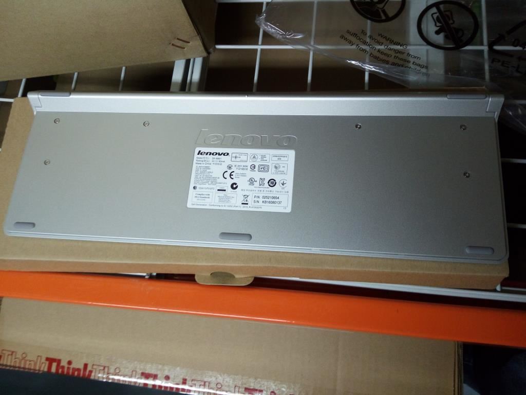 Lenovo Liteon SK-8861(ES) 2.4G KB Only-Silver8 Spanish Keyboard 25210654