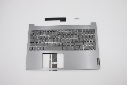 Lenovo ThinkBook 15-IML 15-IIL Keyboard Palmrest Hungarian Silver 5CB0W45211