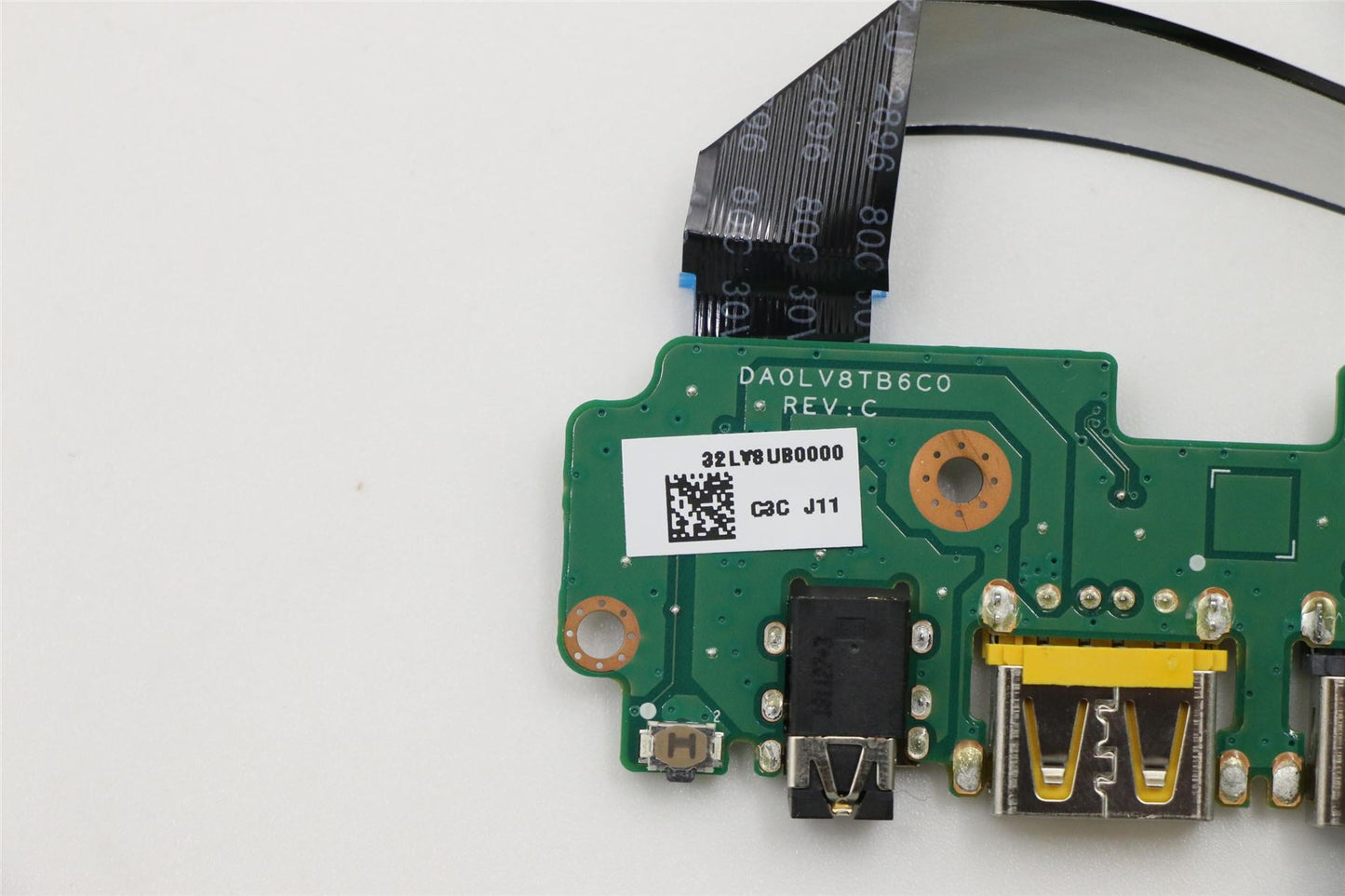 Lenovo V510-14IKB USB-A Audio Jack Board Cable Black 5C50M31589
