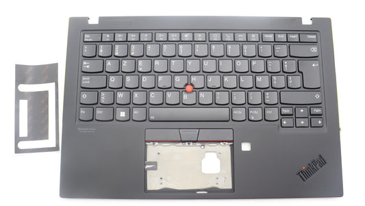 Lenovo Carbon X1 8th Keyboard Palmrest Top Cover Belgian Black 5M10Z27437