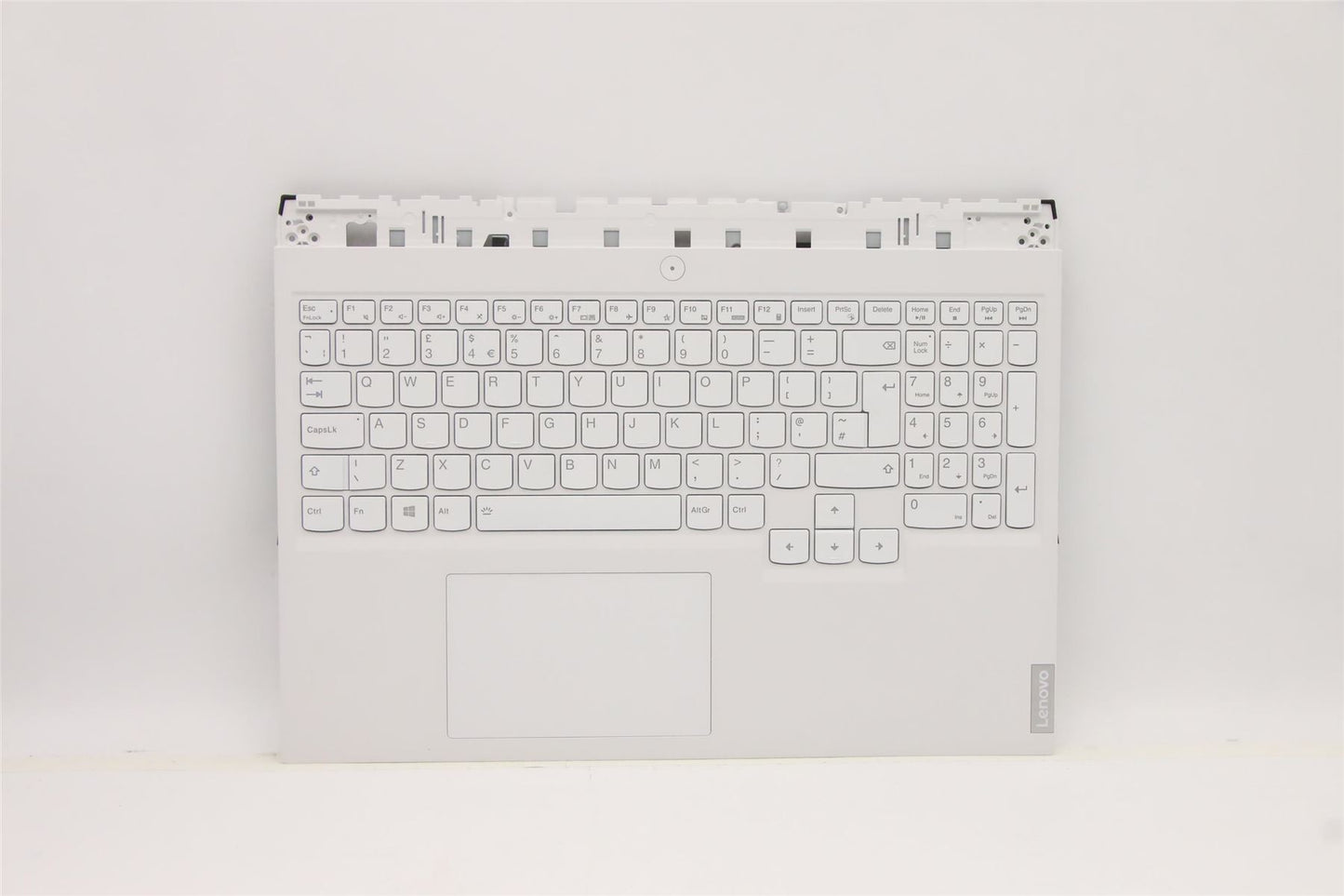 Lenovo 5 16ACH6H Palmrest Cover Touchpad Keyboard UK White 5CB1C14919
