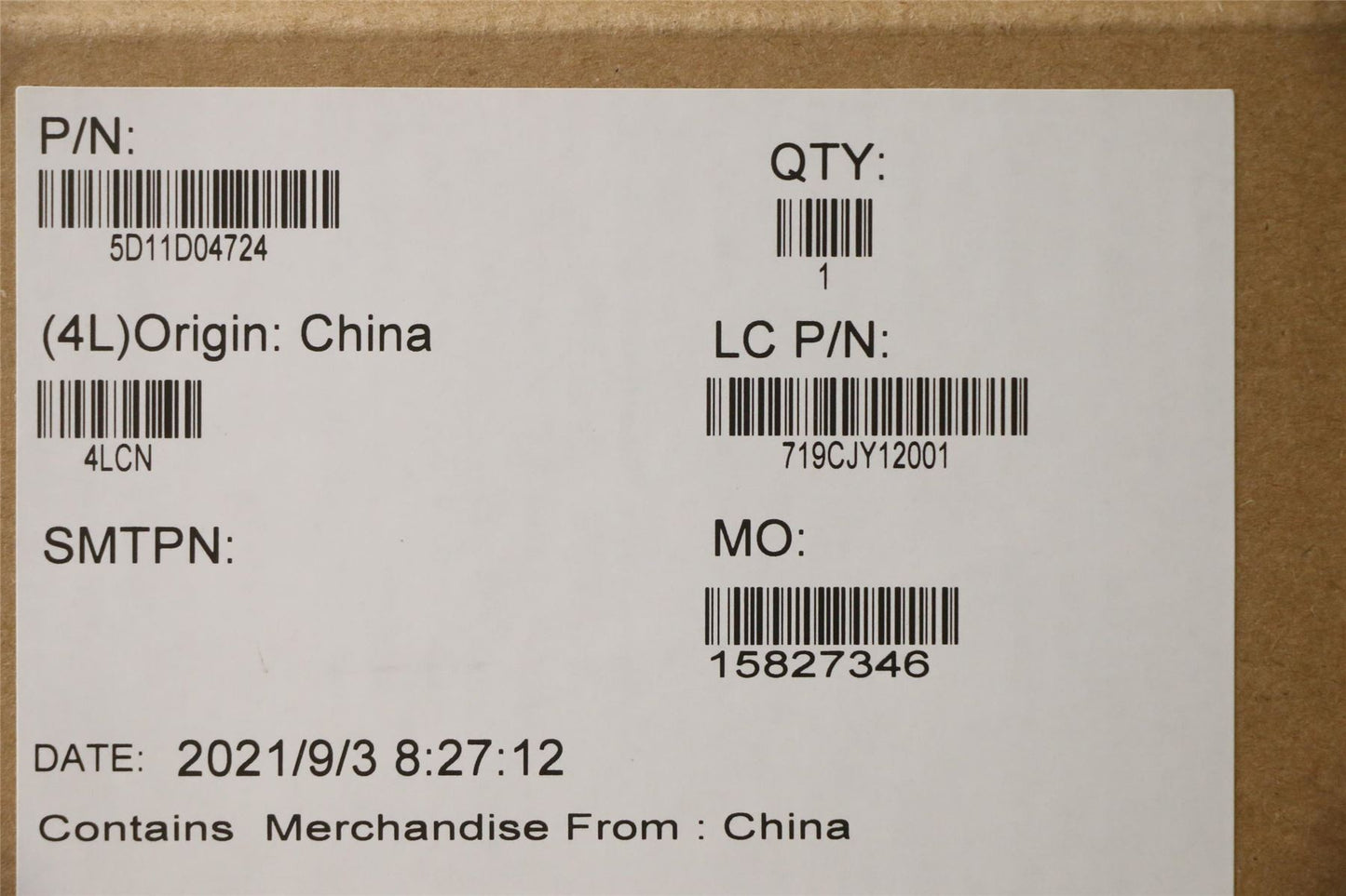 Lenovo ThinkBook 16p G2 ACH LCD Screen Display Panel 5D11E22253