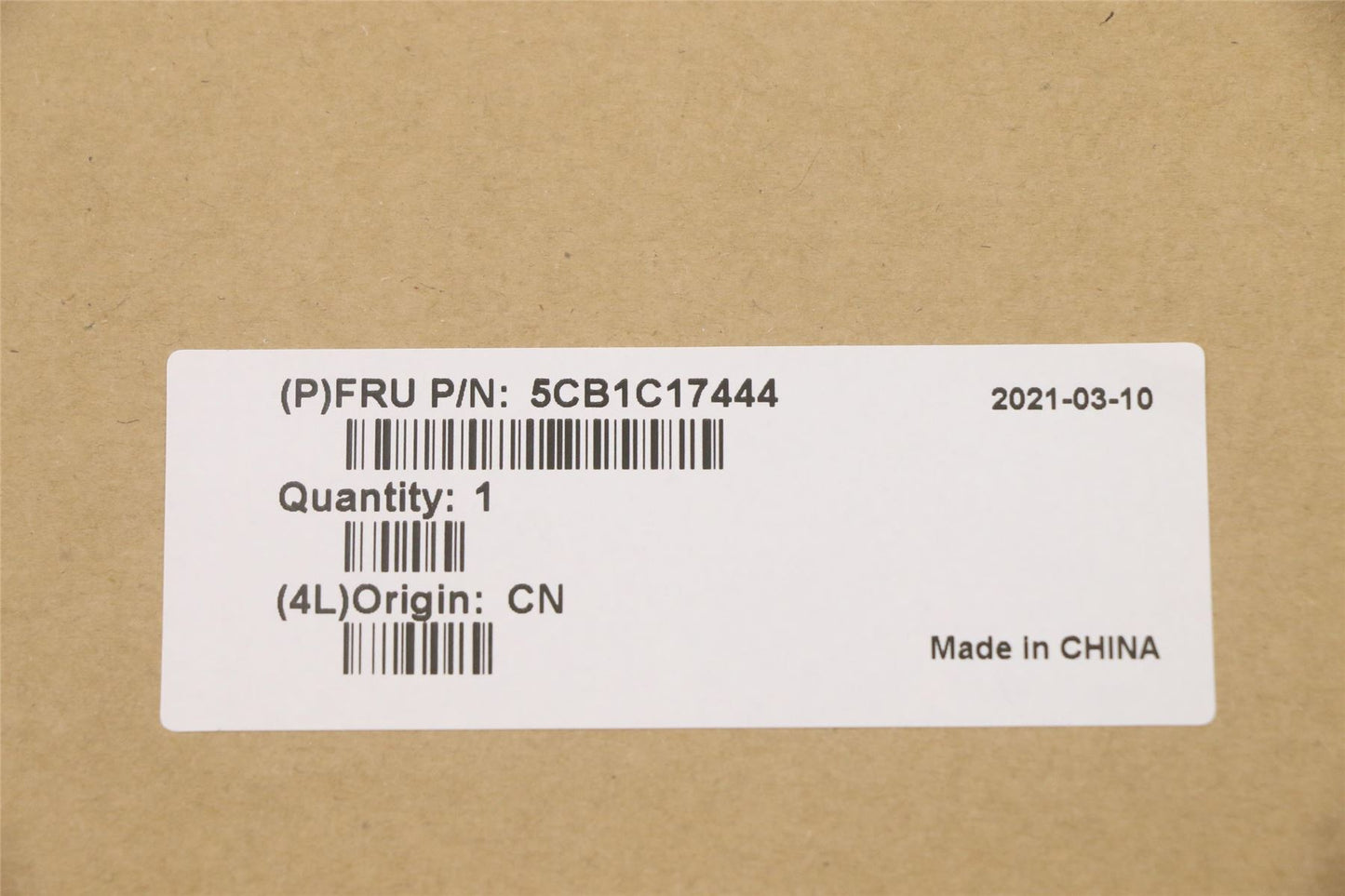 Lenovo V15 G1-IML Keyboard Palmrest Top Cover US Grey 5CB1C17444