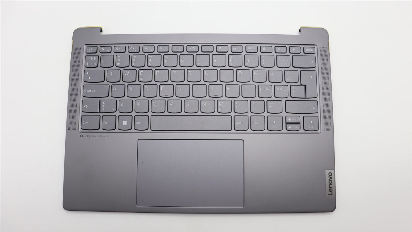 Lenovo Yoga 6 14IRH8 Palmrest Cover Touchpad Keyboard Nordic 5CB1L88136