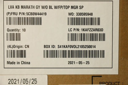 Lenovo ThinkBook 14-IML 14-IIL Keyboard Palmrest Top Cover US Indian 5CB0W44419