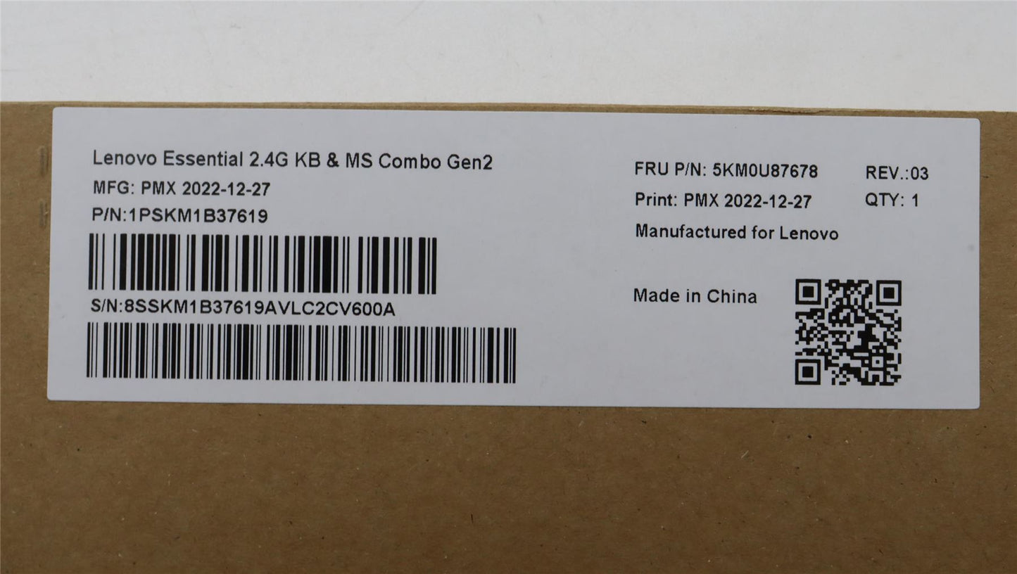 Lenovo WL KM Calliope BK Nordic 5KM0U87678