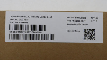 Lenovo WL KM Calliope BK Nordic 5KM0U87678