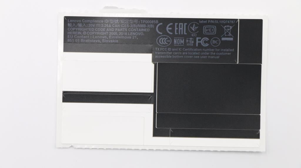 Lenovo 5L10Y58967 LABEL System Label KIT,TC-2