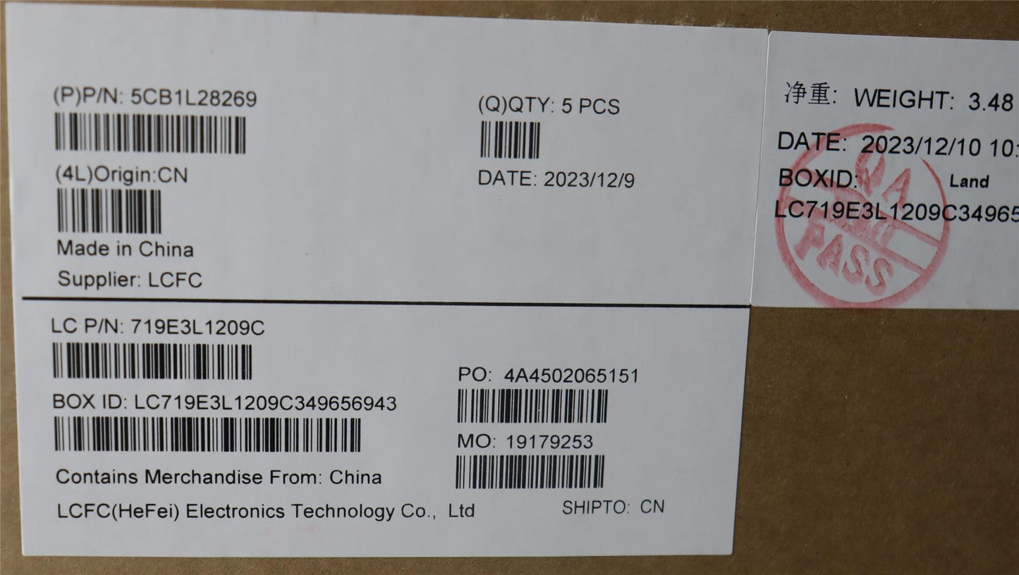 Lenovo Upper Case ASM_SPA L82XQ FB BL 5CB1L28269