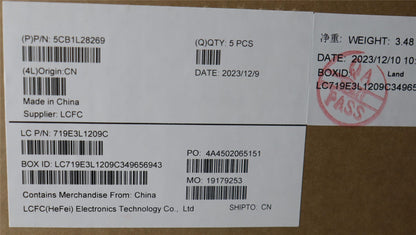 Lenovo Upper Case ASM_SPA L82XQ FB BL 5CB1L28269