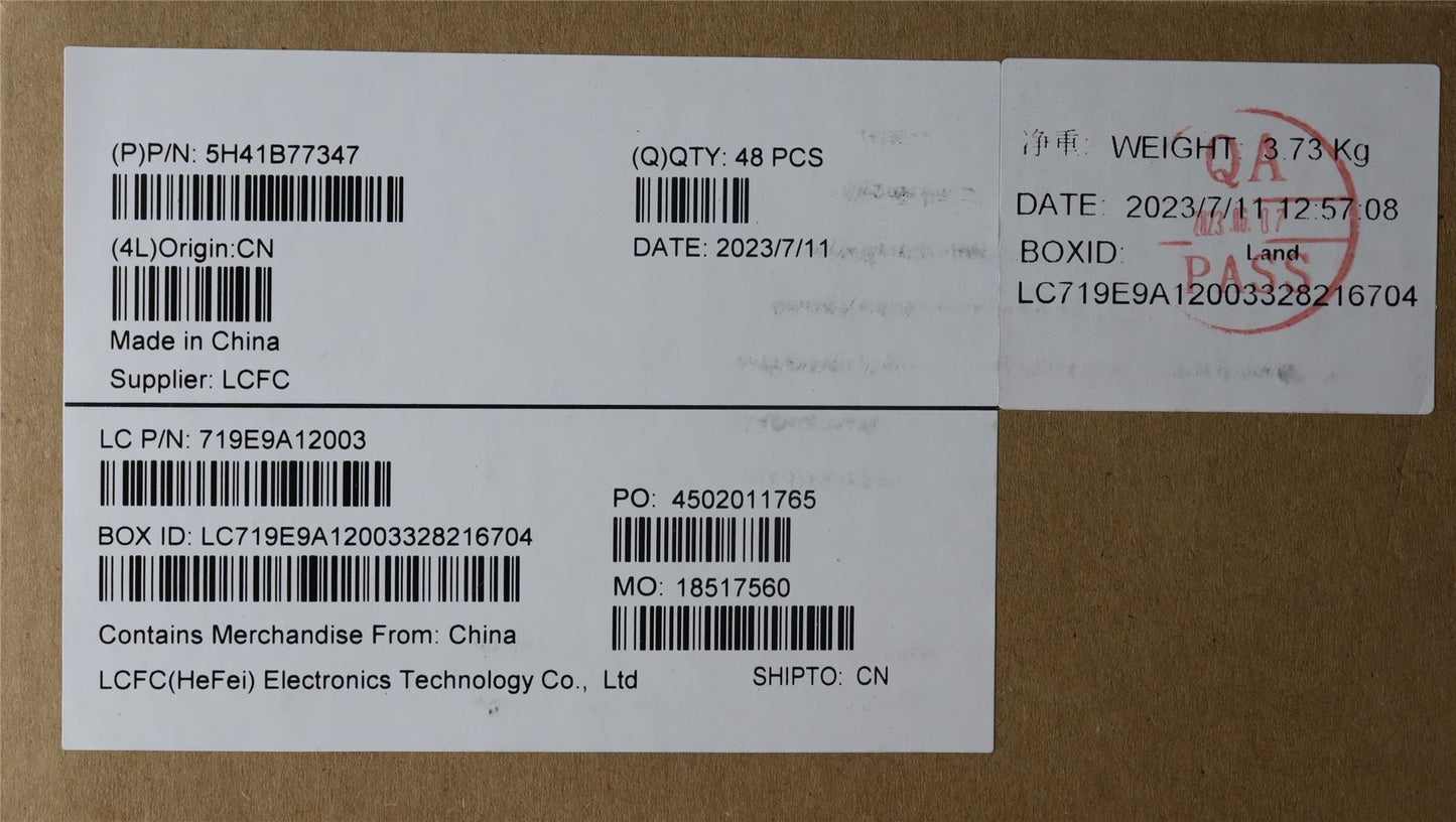 Lenovo HEATSINK FRU KC4LA_THM_ASSY_15W TAISOL 5H41B77347