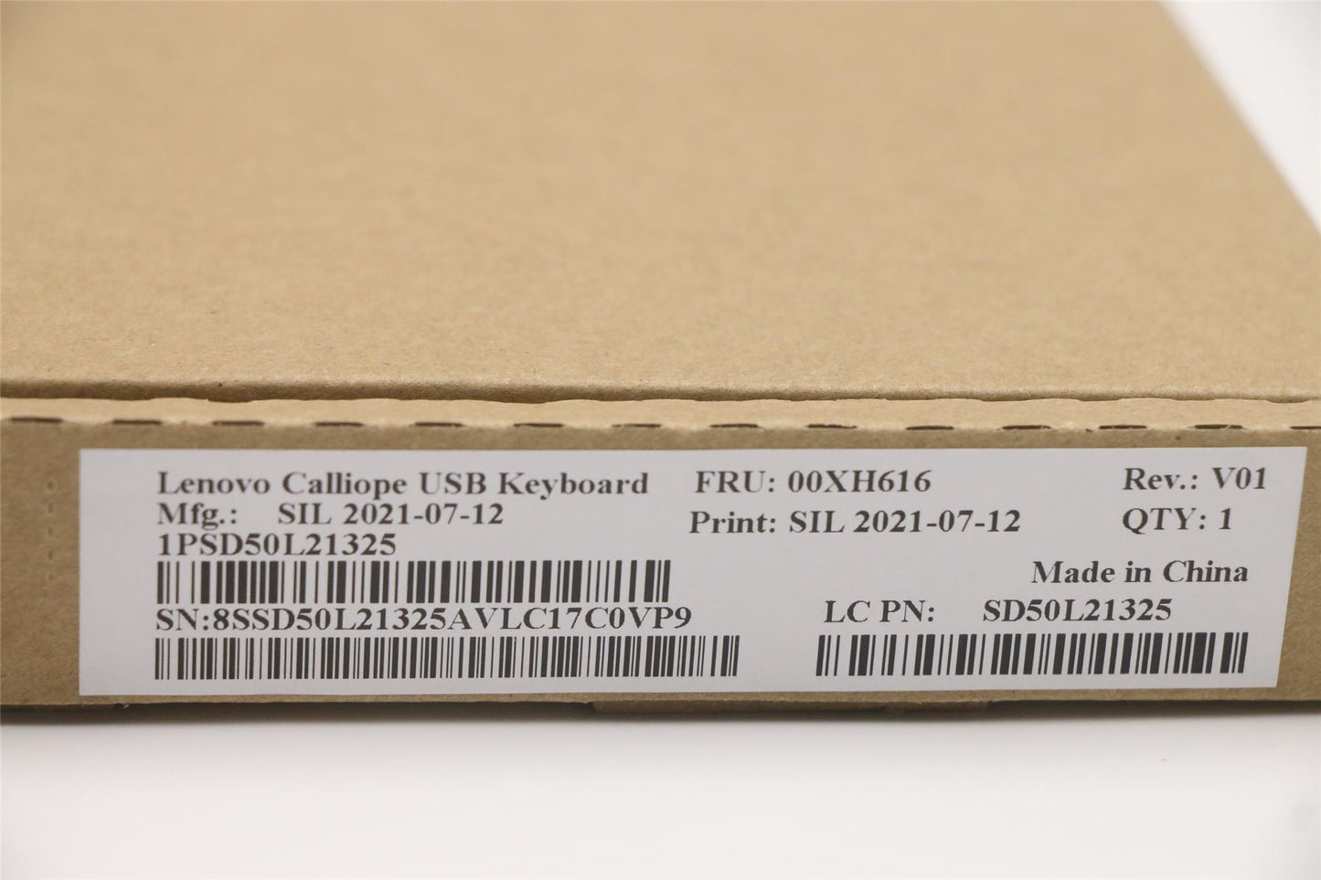Lenovo USB Calliope KB BK RUS 00XH616