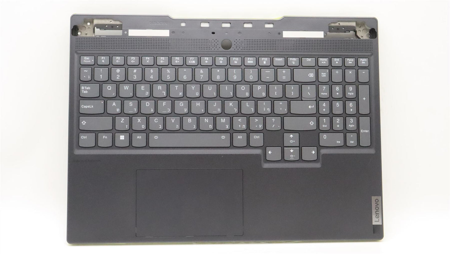 Lenovo Legion S7 16ARHA7 Palmrest Cover Touchpad Keyboard Hebrew 5CB1J31465