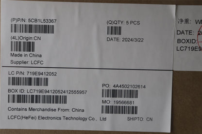Lenovo Upper Case ASM_SWS L82X8 NFP NBLAG 5CB1L53367