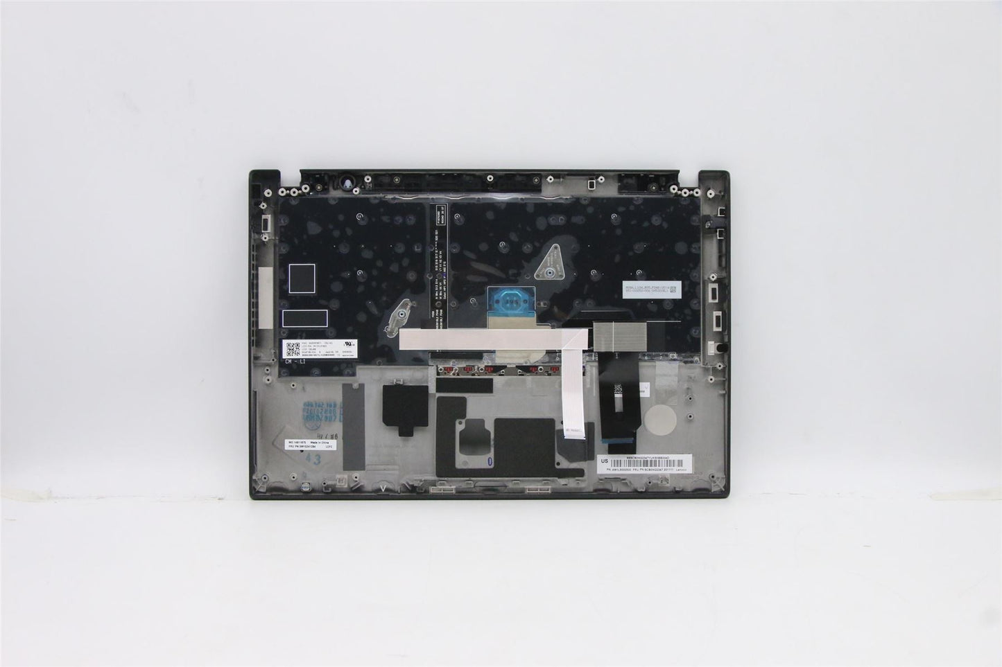 Lenovo ThinkPad T14s Keyboard Palmrest Top Cover Greek Black Backlit 5M10Z41284