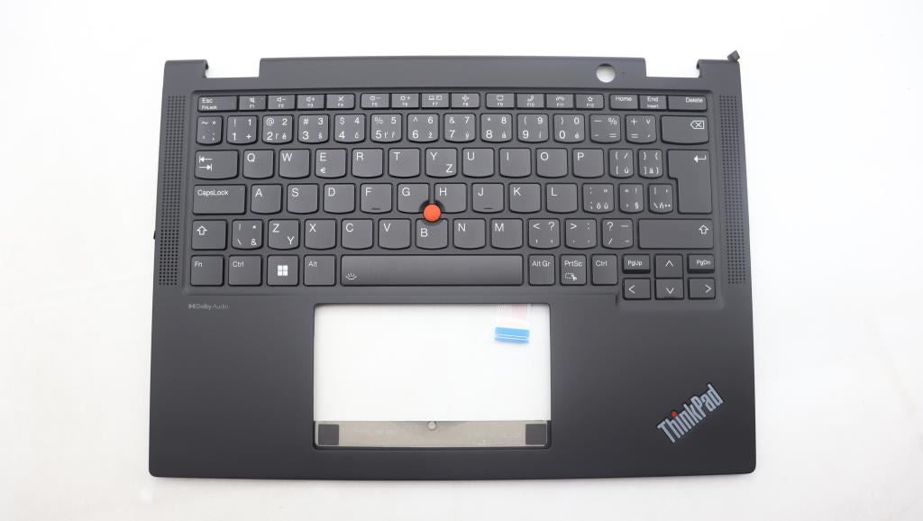 Lenovo ThinkPad X13 Gen 4 Keyboard Palmrest Top Cover Black Backlit 5M11L64094