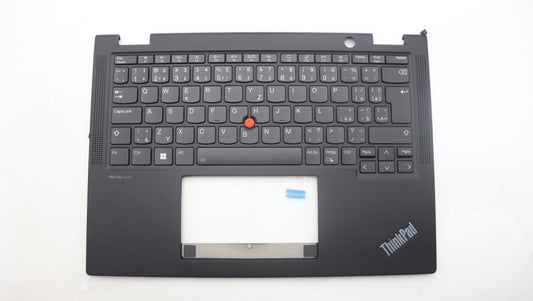 Lenovo ThinkPad X13 Gen 4 Keyboard Palmrest Top Cover Black Backlit 5M11L64094