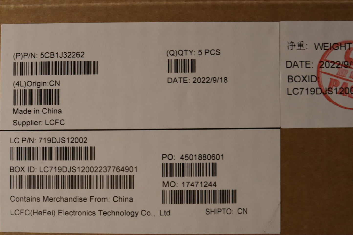 Lenovo Upper Case ASM_GER L82UG SG_RGB 5CB1J32262