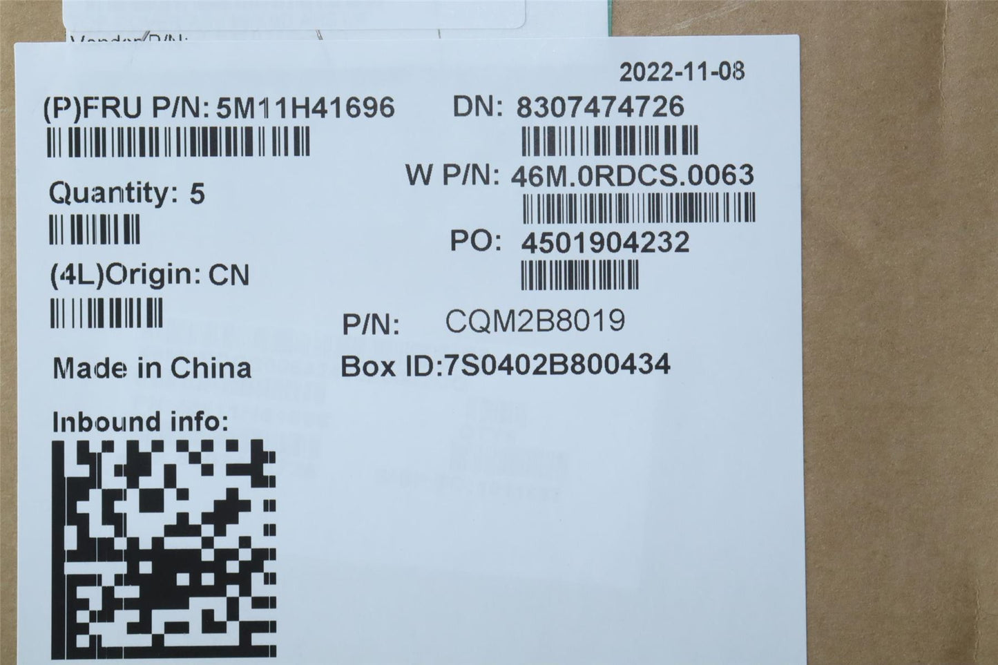 Lenovo WLAN C-Cvr+SWS KB ASM,CHY 5M11H41696