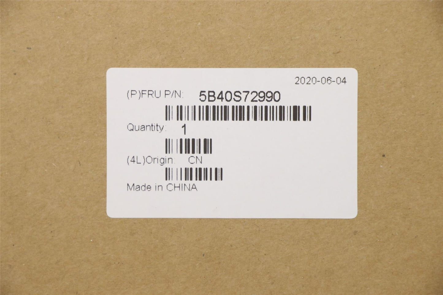 Lenovo 5B40S72990 FRU BRACKET_FP_BKT_ASSY