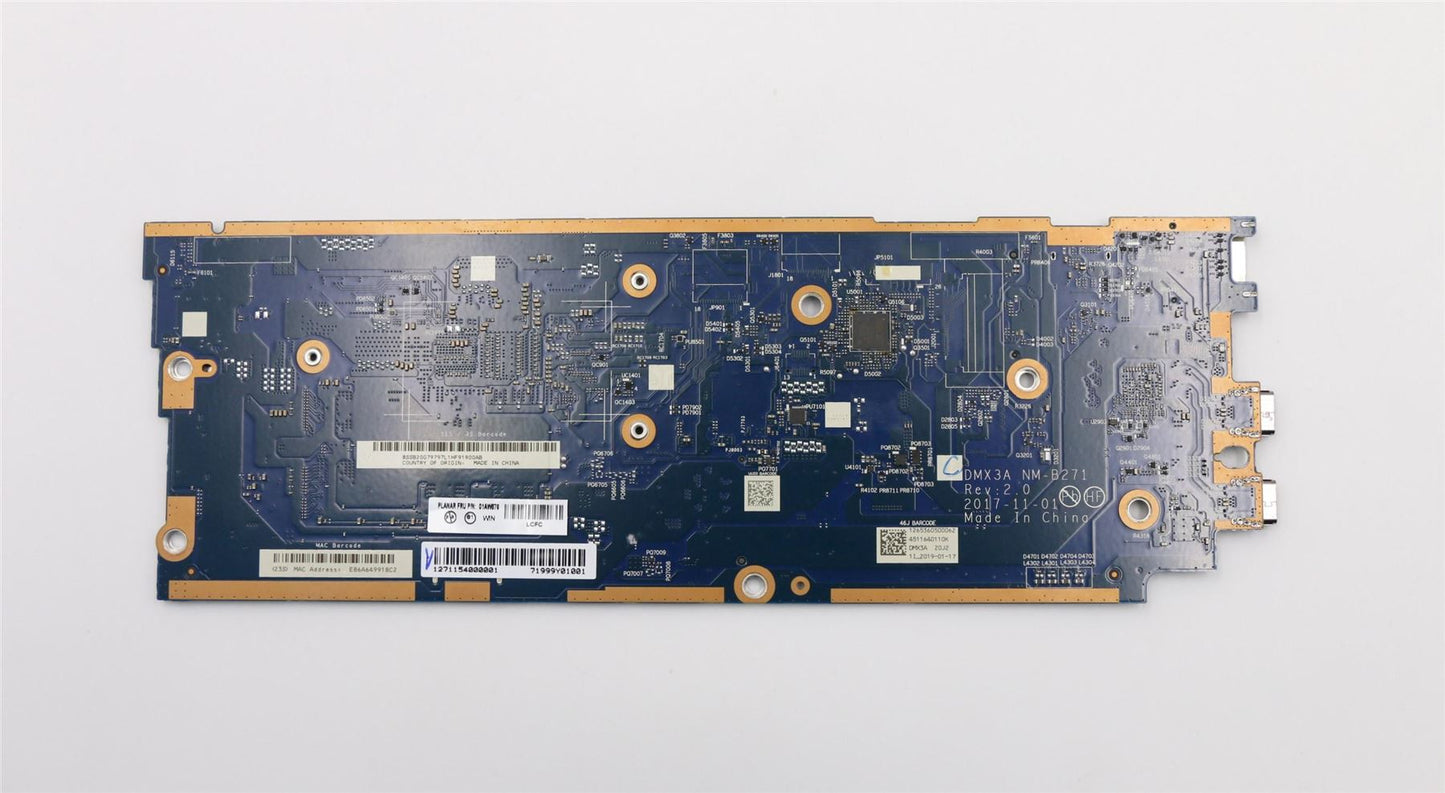 Lenovo ThinkPad X1 3rd Gen Motherboard Mainboard UMA intelI78650U 16G 01AW876