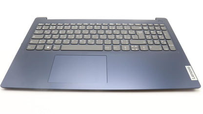 Lenovo IdeaPad 1 15IGL7 Palmrest Cover Touchpad Keyboard Abyss Blue 5CB1J19722