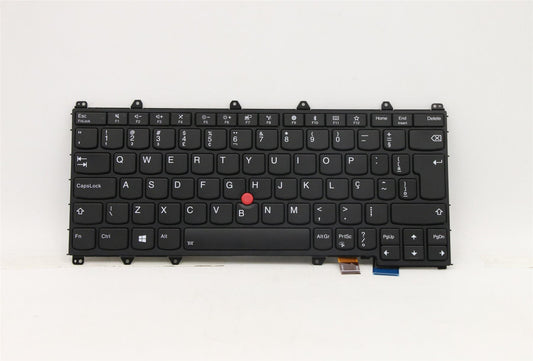 Lenovo Yoga X380 Keyboard Brazilian Portuguese Black Backlit 01HW619