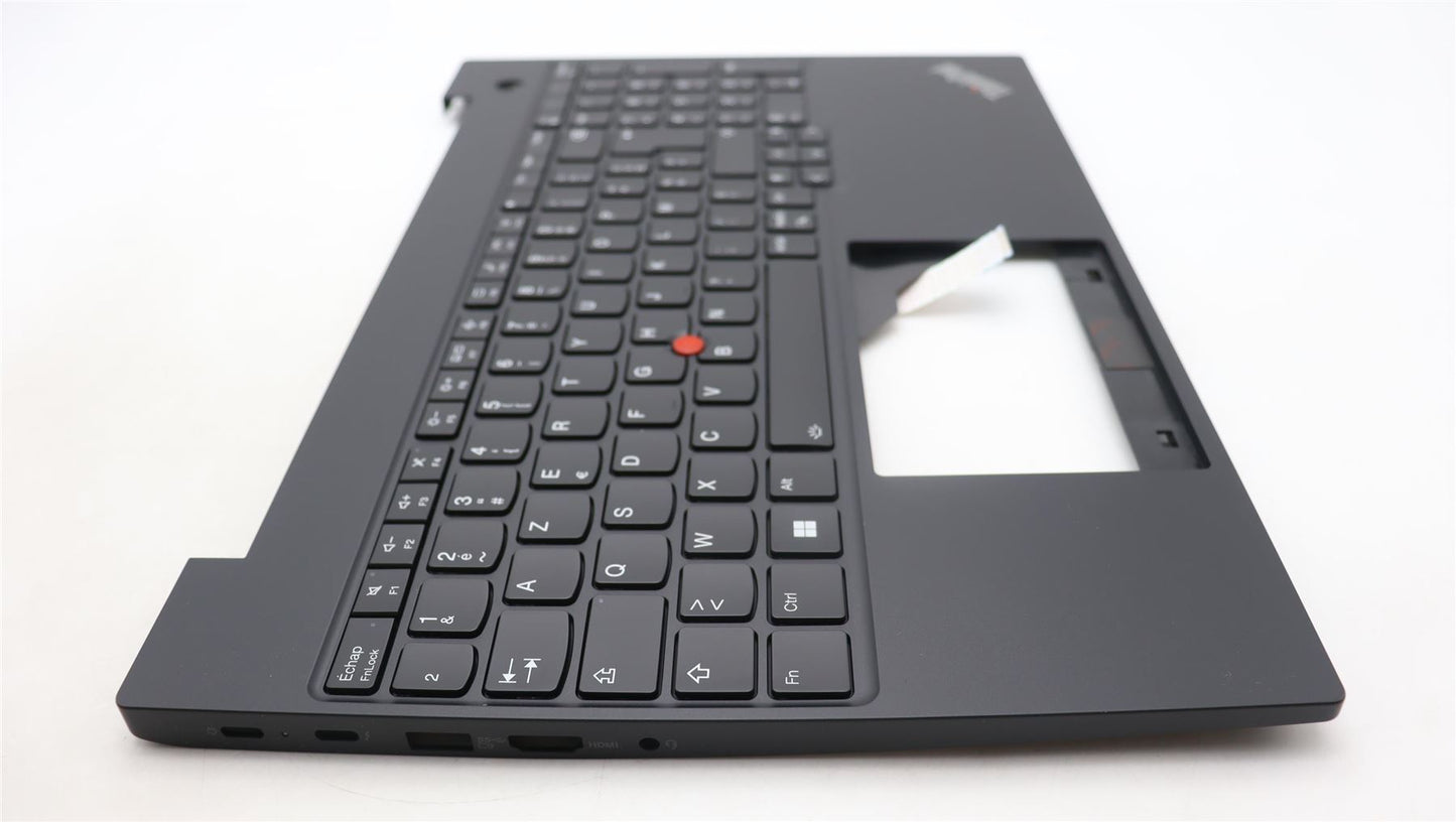 Lenovo ThinkPad E16 Gen 1 Palmrest Cover Keyboard French Black 5M11H94870