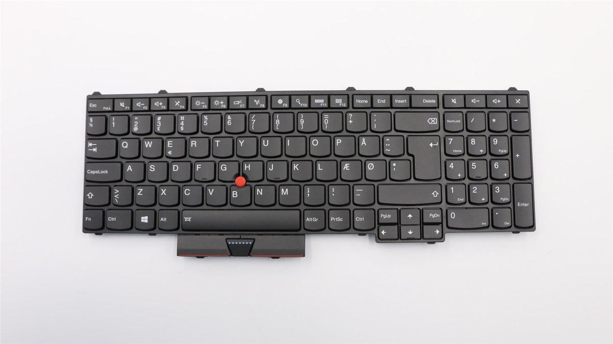Genuine Lenovo ThinkPad P50 P70 Keyboard Danish Black Backlit 00PA297 00PA379