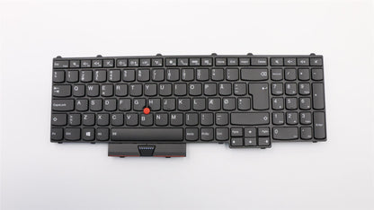 Genuine Lenovo ThinkPad P50 P70 Keyboard Danish Black Backlit 00PA297 00PA379