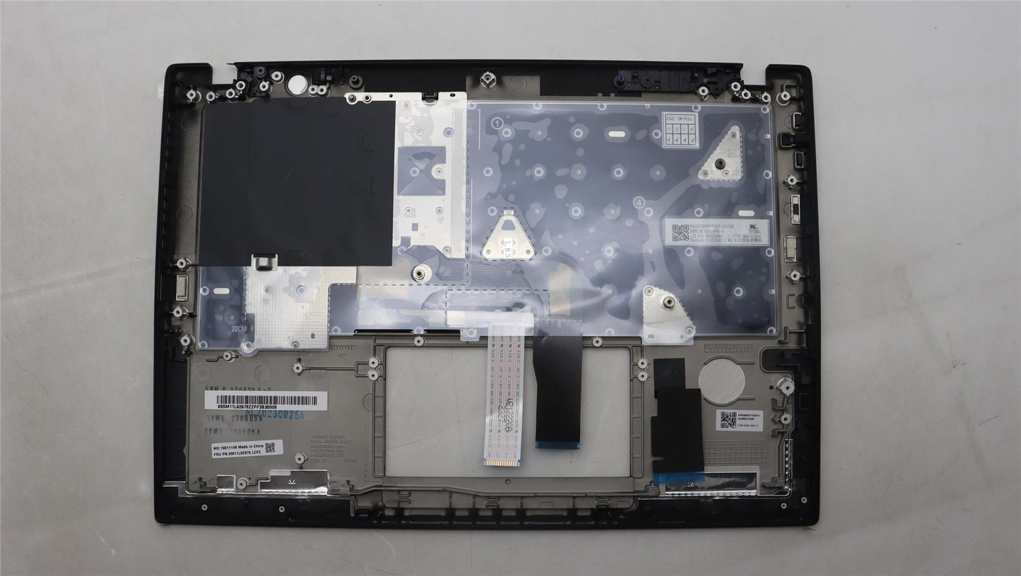 Lenovo ThinkPad T14s Gen 4 Keyboard Palmrest Top Cover Black Backlit 5M11L92976
