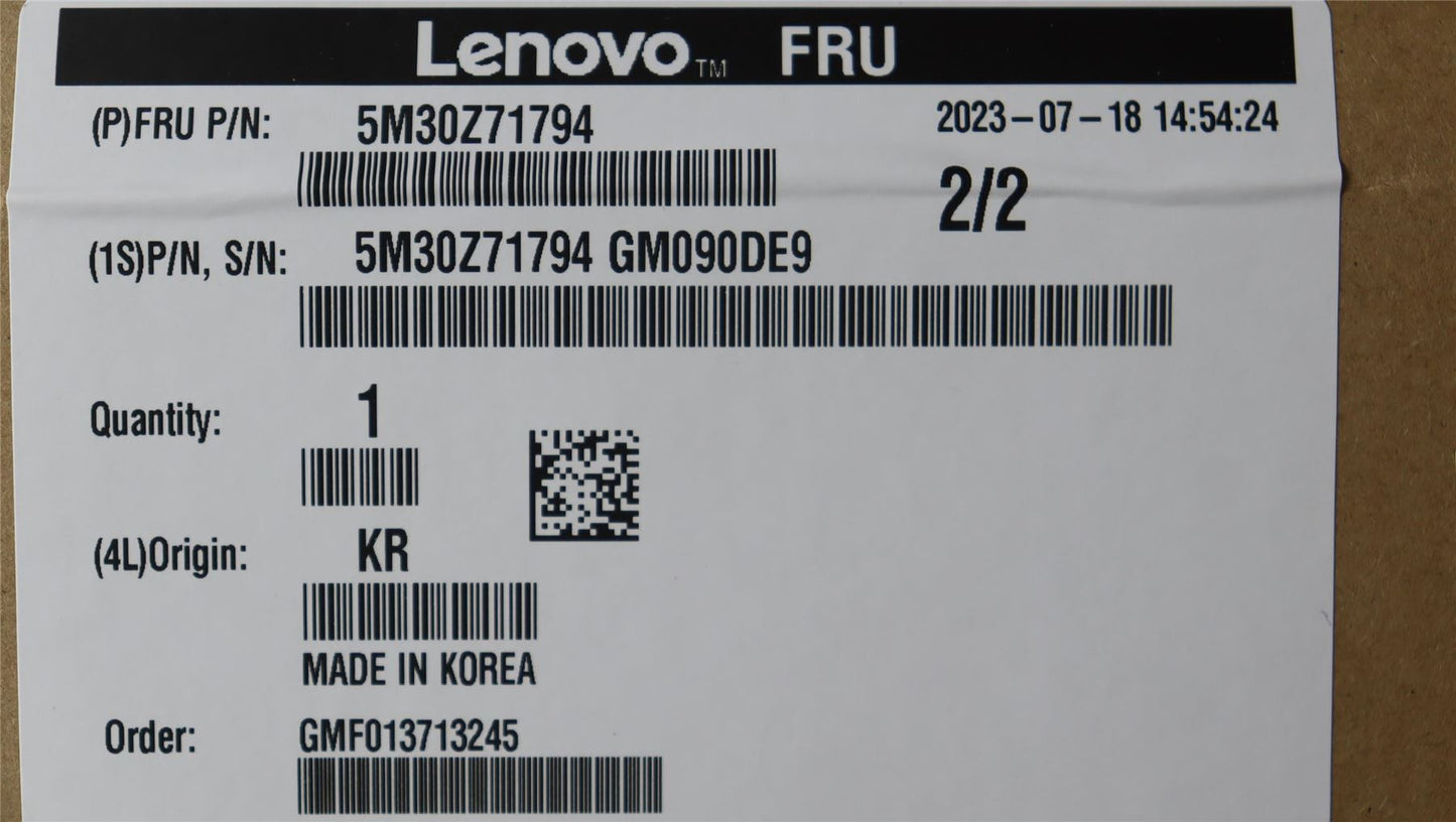 Lenovo 5M30Z71794 UDIMM,32GB,DDR5,5600,Sk Hynix