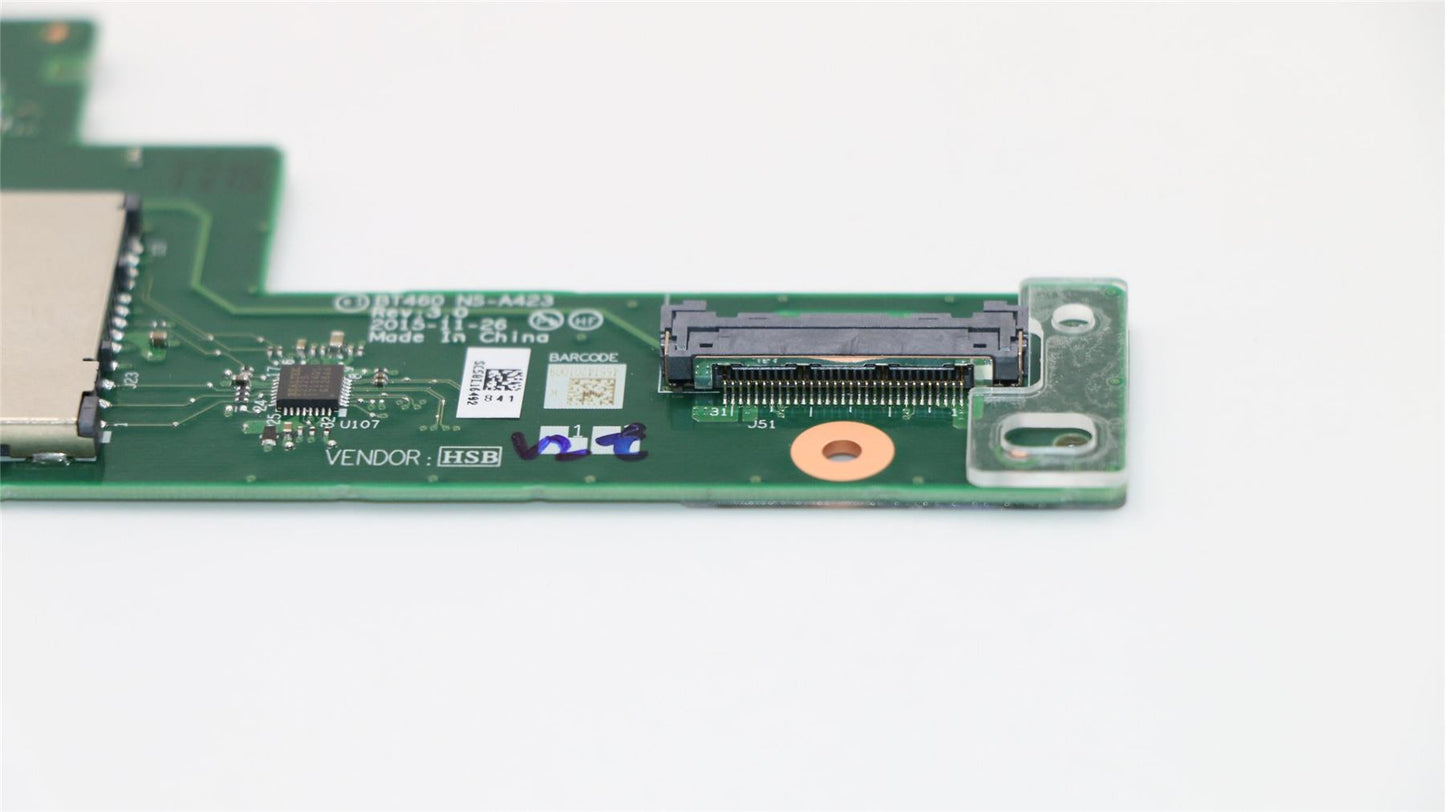 Lenovo ThinkPad T460s SD Card Reader Audio Port Board 01LV497