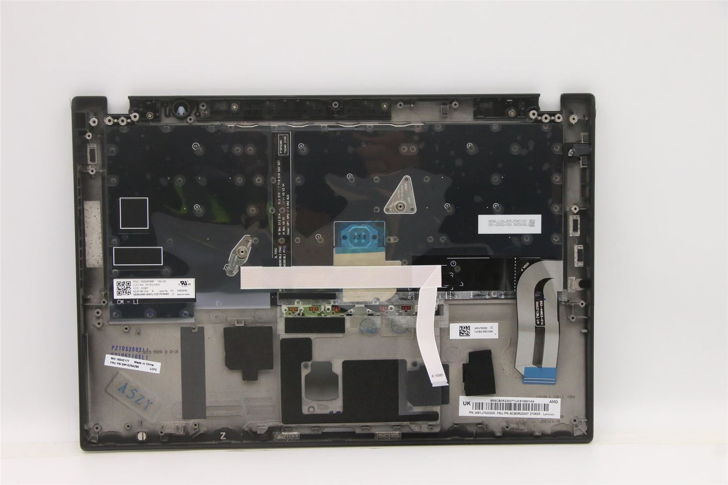 Lenovo ThinkPad T14s Keyboard Palmrest Top Cover UK Black 5M10Z54290