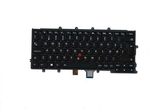 Genuine Lenovo ThinkPad X260 Keyboard Norwegian Black Backlit 01AV520