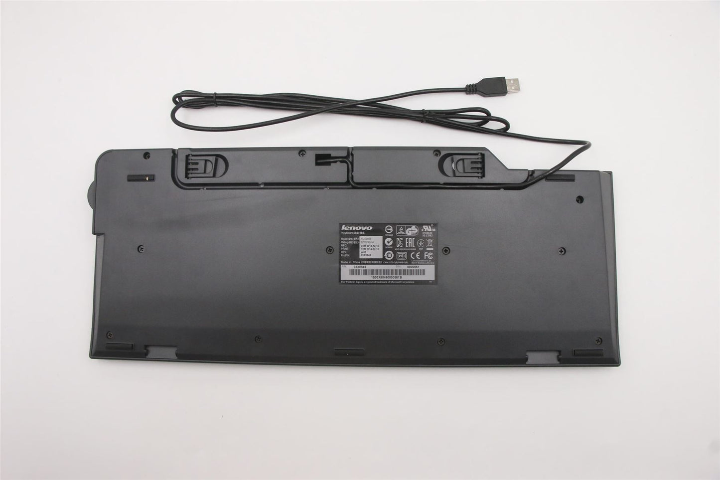 Lenovo USB Smartcard keyboard 03X7316