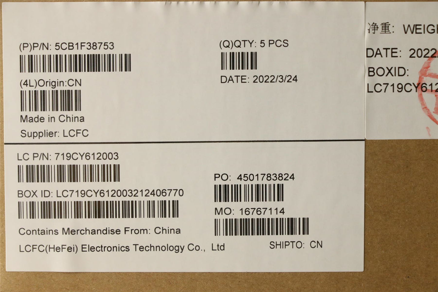Lenovo 5 15IAH7H Palmrest Cover Touchpad Keyboard Czech Slovakian 5CB1F38753