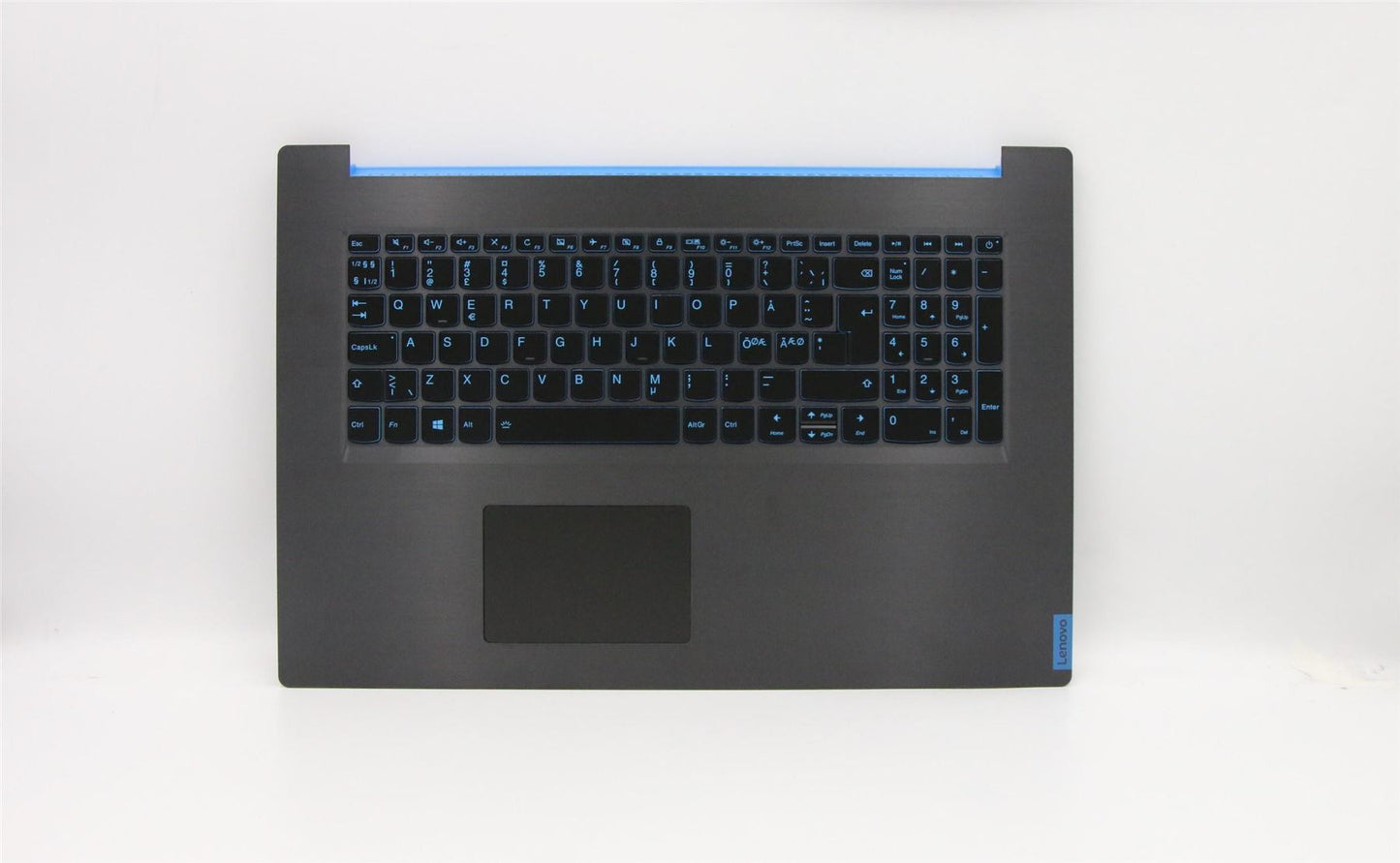 Lenovo Gaming L340-17IRH Keyboard Palmrest Top Cover Nordic Black 5CB0U42818