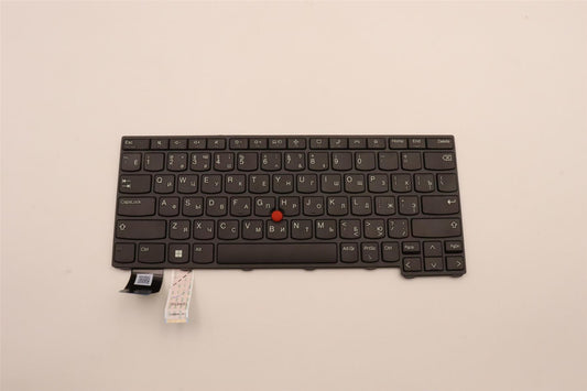 Lenovo ThinkPad L13 Gen 4 Keyboard Russian Black Backlit 5N21H77139