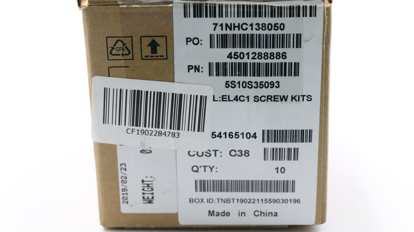 Lenovo Flex FLEX-14API FLEX-14IWL FLEX-14IML Screw Screws Kit 5S10S35093