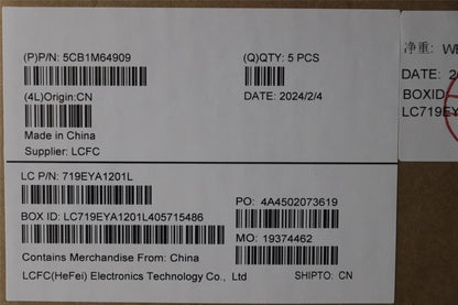 Lenovo Upper Case ASM_SWS L 83DERGB 5CB1M64909