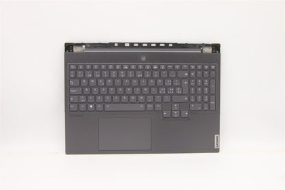 Lenovo 7 16ITHg6 Palmrest Cover Touchpad Keyboard Switzerland Grey 5CB1D05134