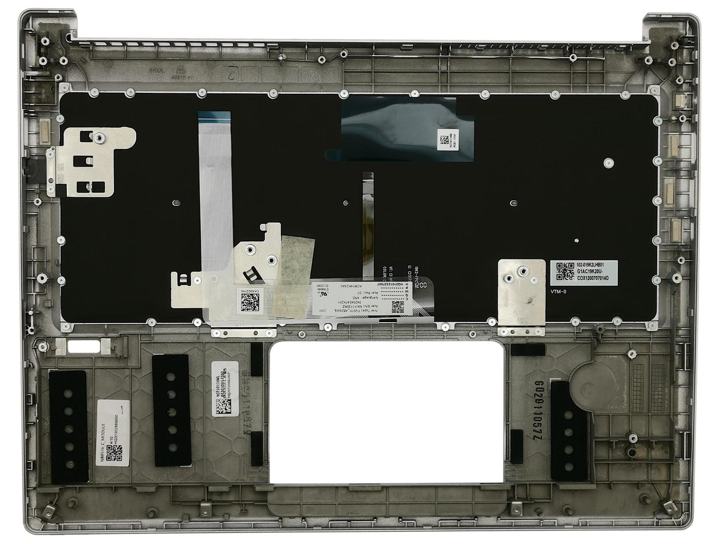 Acer Swift SF313-52 Palmrest Cover Keyboard Arabic US Silver 6B.A4JN8.002