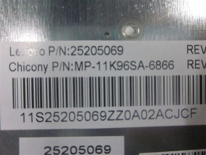 Lenovo CCYT3E1Sle85keyBLKKeyWhiteF KBD Keyboard 25205069