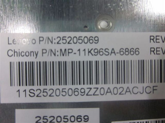 Lenovo CCYT3E1Sle85keyBLKKeyWhiteF KBD Keyboard 25205069