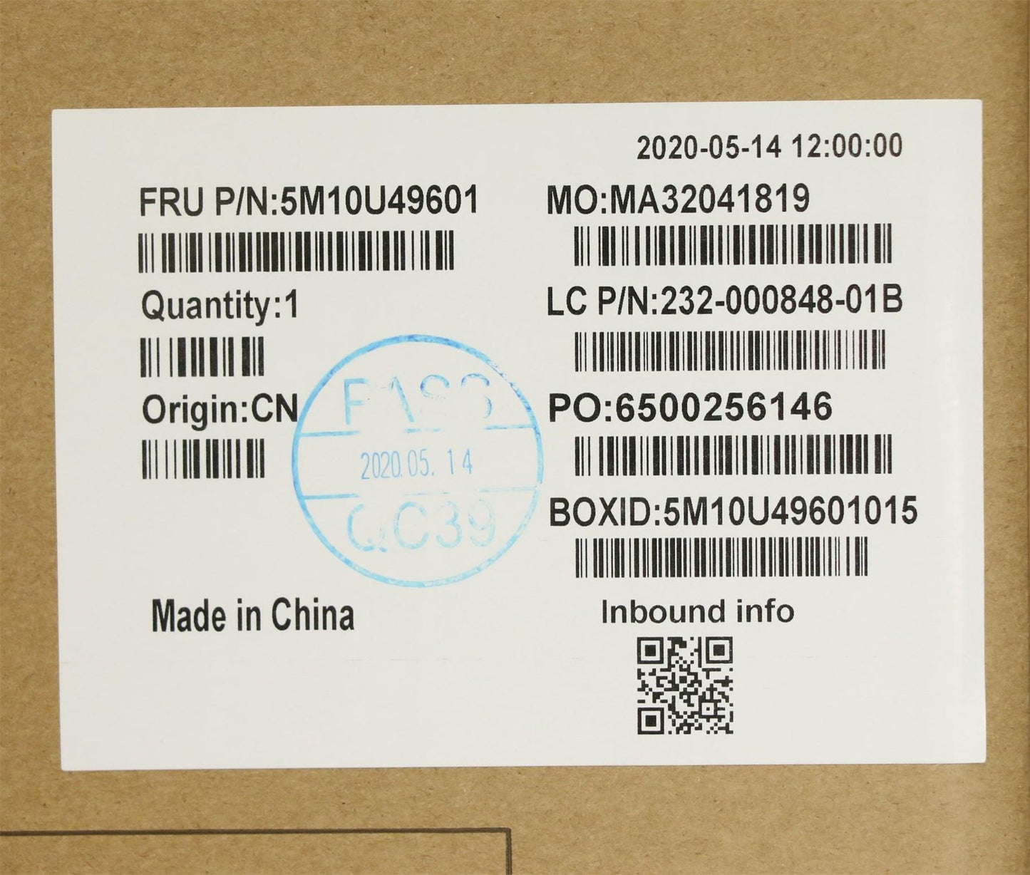 Lenovo ThinkStation P520c Chassis Cover Casing Housing Black 5M10U49601