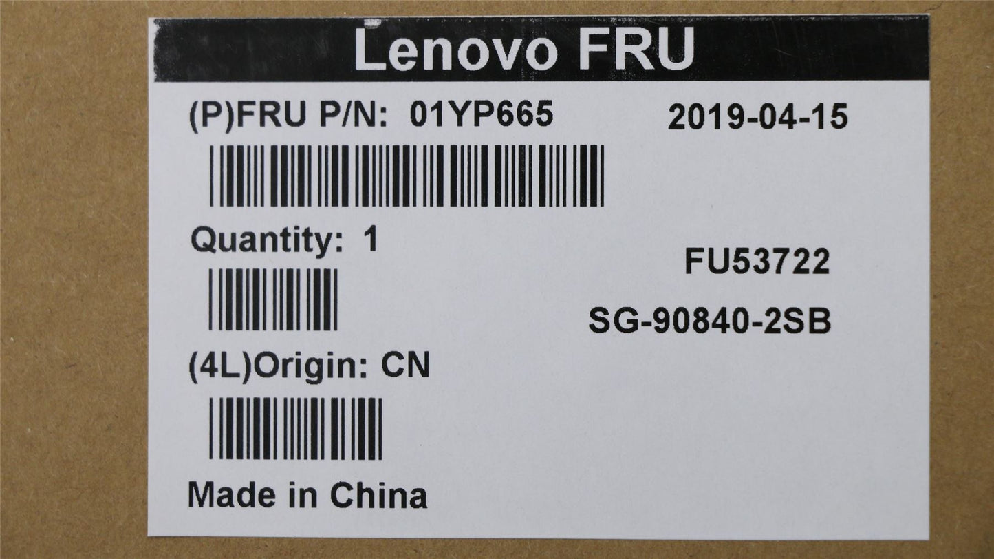 Lenovo ThinkPad E580 E585 E590 E595 L580 L590 T590 Keyboard Black 01YP665