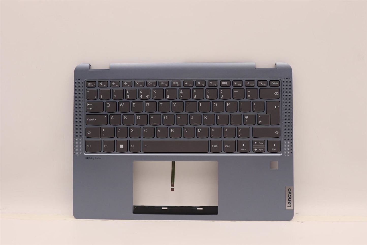 Lenovo IdeaPad 5 14IAU7 Keyboard Palmrest Top Cover UK Black Backlit 5CB1H80005