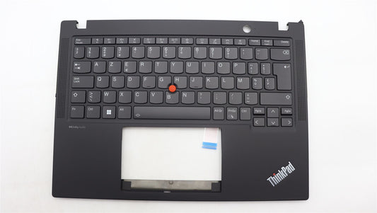 Lenovo ThinkPad X13 Gen 4 Keyboard Palmrest Top Cover Belgian Black 5M11H94361