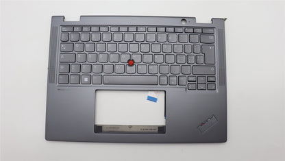 Lenovo ThinkPad X13 Gen 4 Keyboard Palmrest Top Cover Italian Grey 5M11L64342